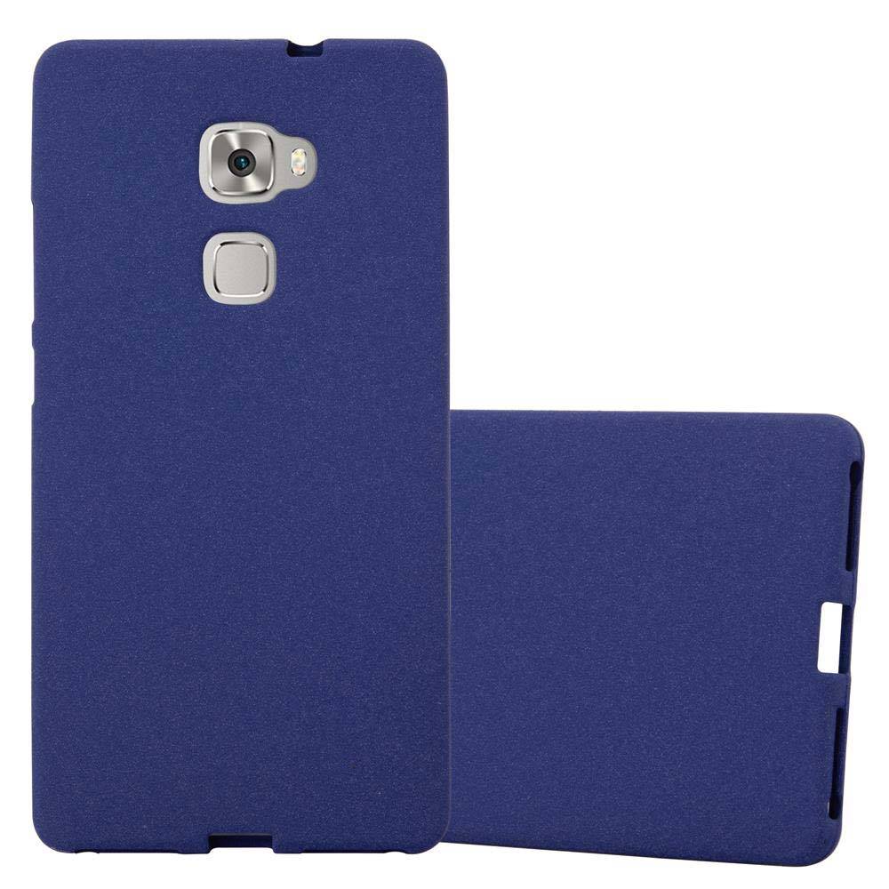 Cadorabo Schutzhülle für Huawei MATE S Hülle in Blau Handyhülle TPU Etui Cover Case