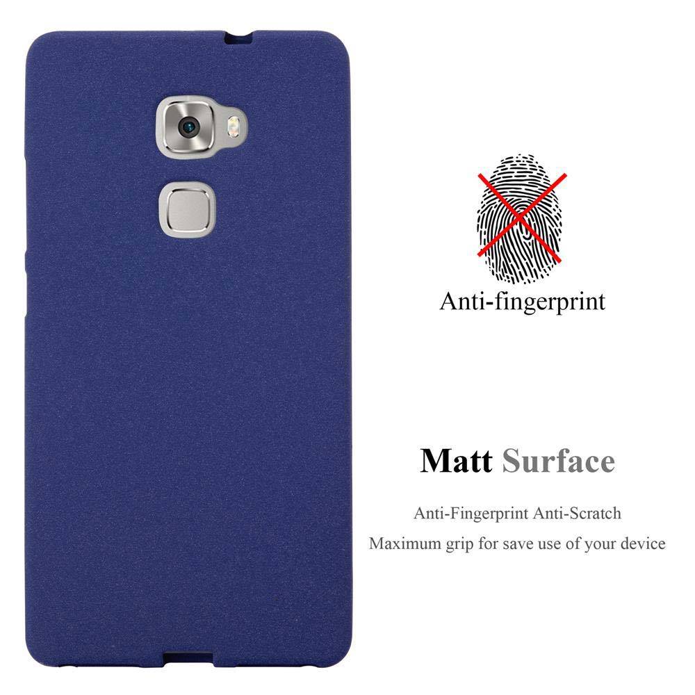 Cadorabo Schutzhülle für Huawei MATE S Hülle in Blau Handyhülle TPU Etui Cover Case