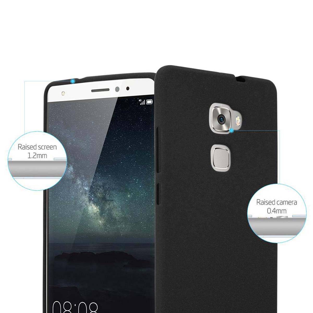 Cadorabo Schutzhülle für Huawei MATE S Hülle in Schwarz Handyhülle TPU Etui Cover Case