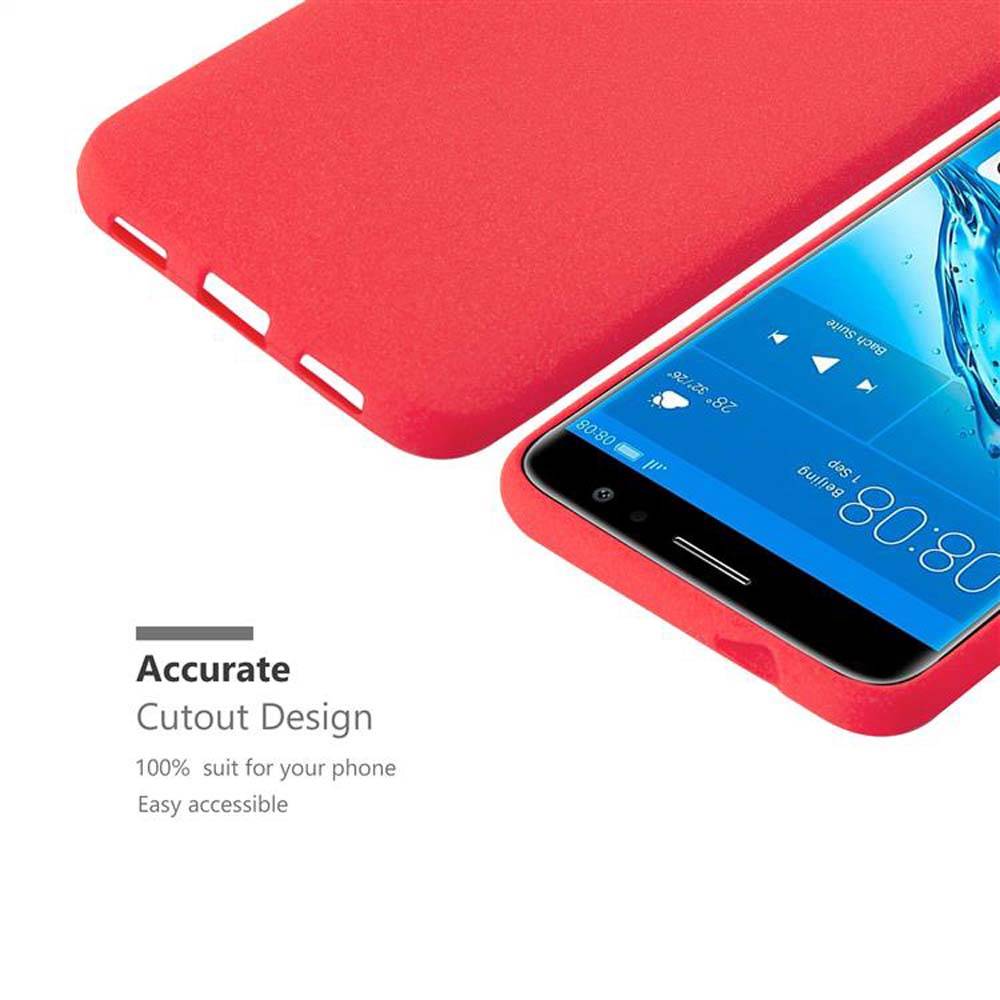 Cadorabo Schutzhülle für Huawei NOVA PLUS Hülle in Rot Handyhülle TPU Etui Cover Case