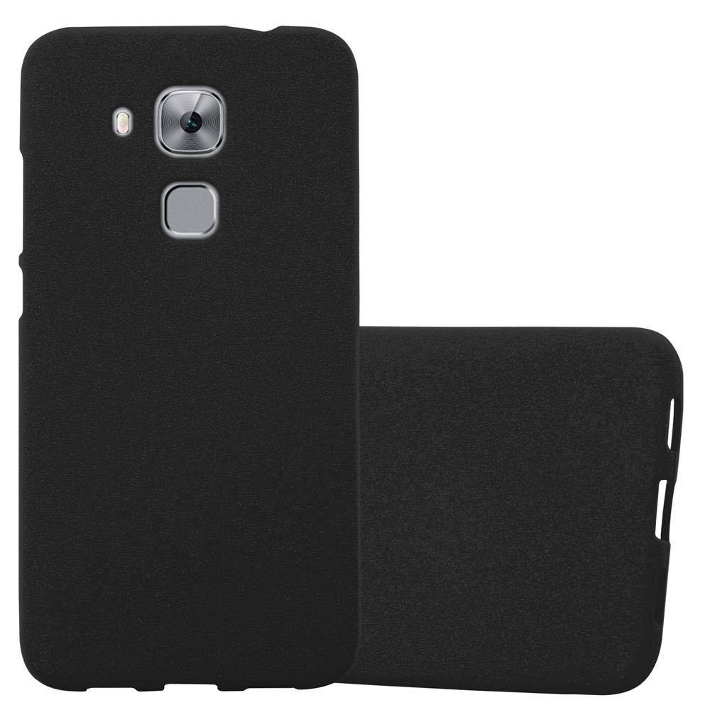 Cadorabo Schutzhülle für Huawei NOVA PLUS Hülle in Schwarz Handyhülle TPU Etui Cover Case