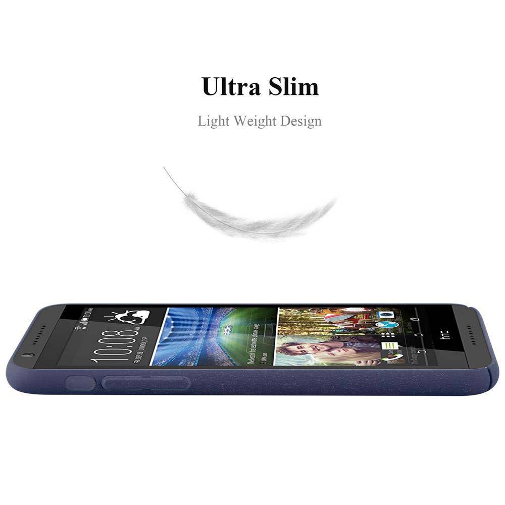 Cadorabo Schutzhülle für HTC Desire 820 Hülle in Blau Etui Hard Case Handyhülle Cover