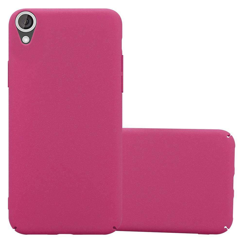 Cadorabo Schutzhülle für HTC Desire 820 Hülle in Pink Etui Hard Case Handyhülle Cover