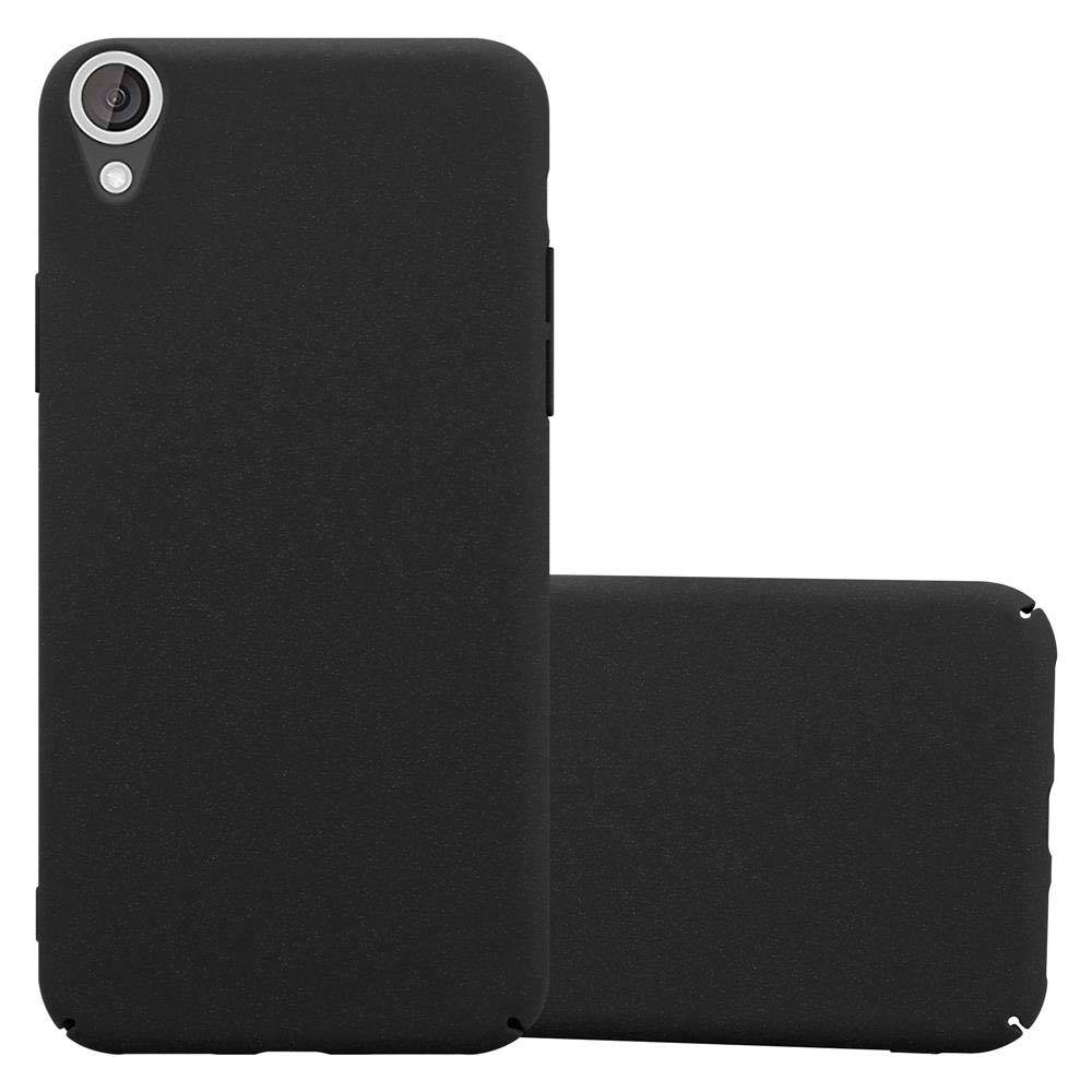 Cadorabo Schutzhülle für HTC Desire 820 Hülle in Schwarz Etui Hard Case Handyhülle Cover