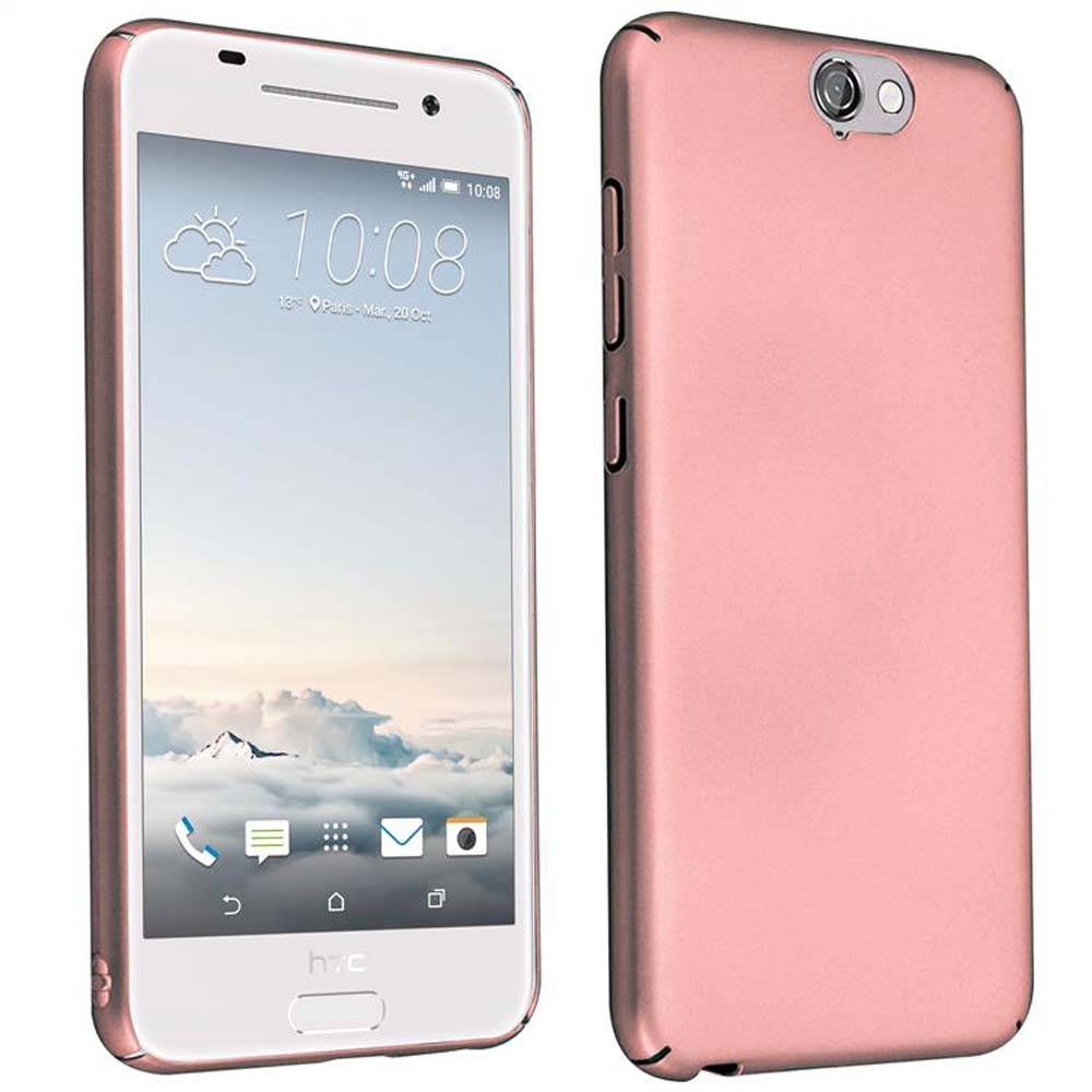 Cadorabo Hülle für HTC ONE A9 Schutzhülle in Rosa Hard Case Handy Hülle Etui