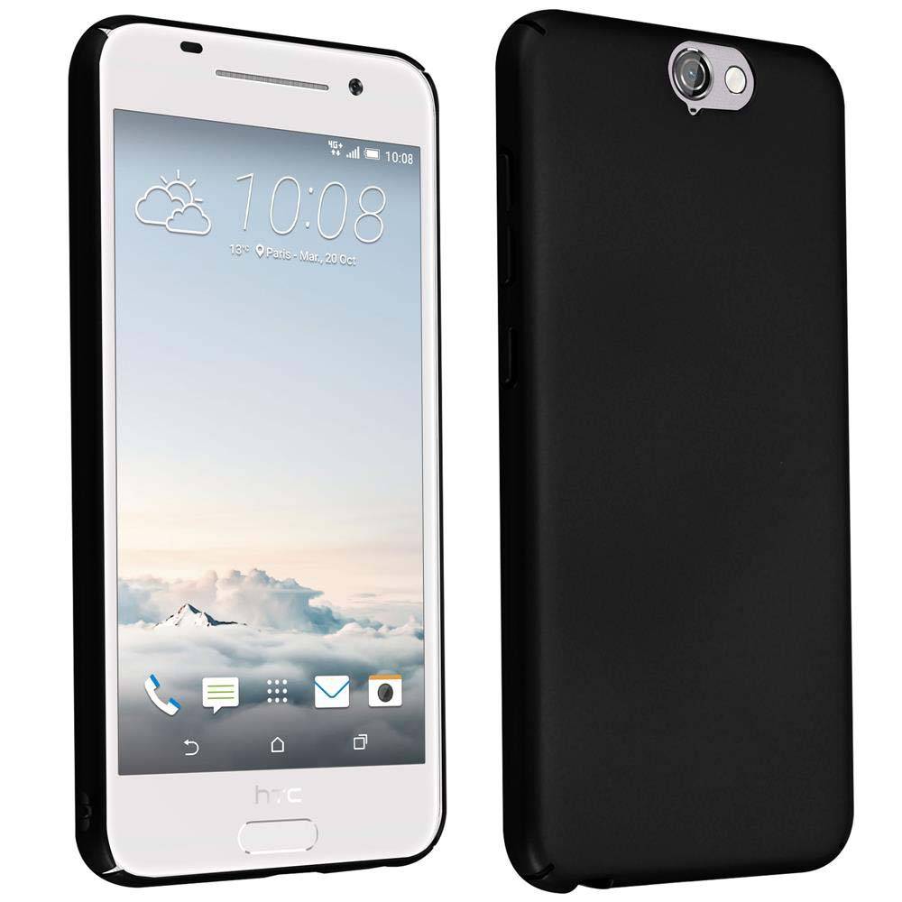 Cadorabo Hülle für HTC ONE A9 Schutzhülle in Schwarz Hard Case Handy Hülle Etui