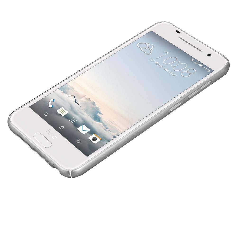 Cadorabo Hülle für HTC ONE A9 Schutzhülle in Silber Hard Case Handy Hülle Etui