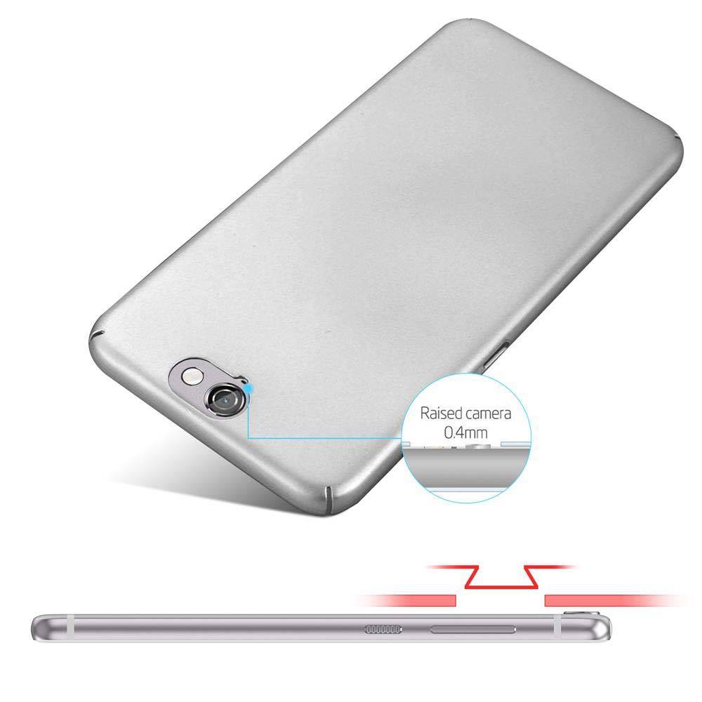 Cadorabo Hülle für HTC ONE A9 Schutzhülle in Silber Hard Case Handy Hülle Etui