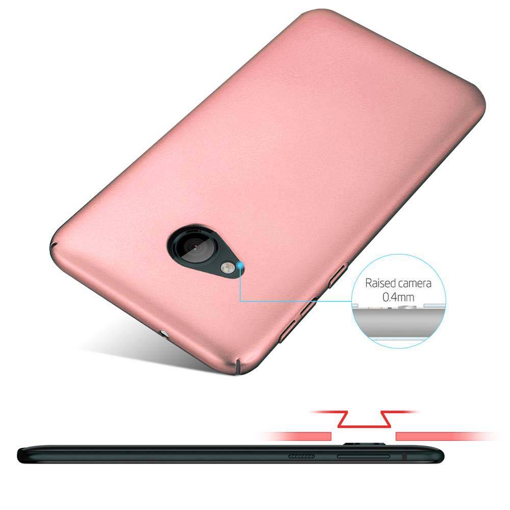 Cadorabo Hülle für HTC U PLAY Schutzhülle in Rosa Hard Case Handy Hülle Etui