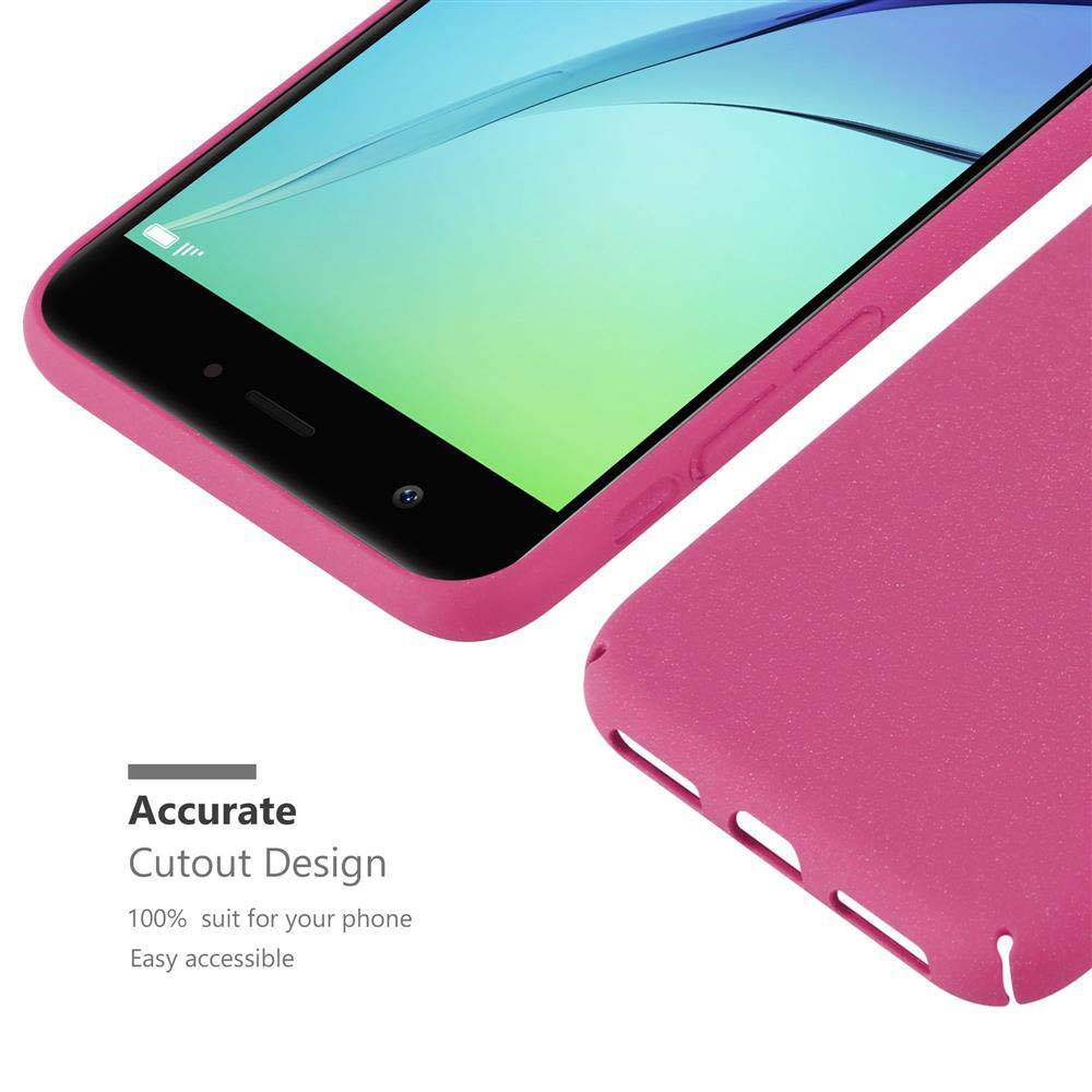 Cadorabo Schutzhülle für Huawei NOVA Hülle in Pink Etui Hard Case Handyhülle Cover
