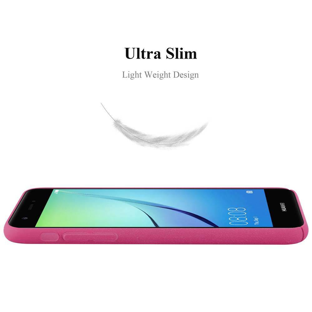 Cadorabo Schutzhülle für Huawei NOVA Hülle in Pink Etui Hard Case Handyhülle Cover