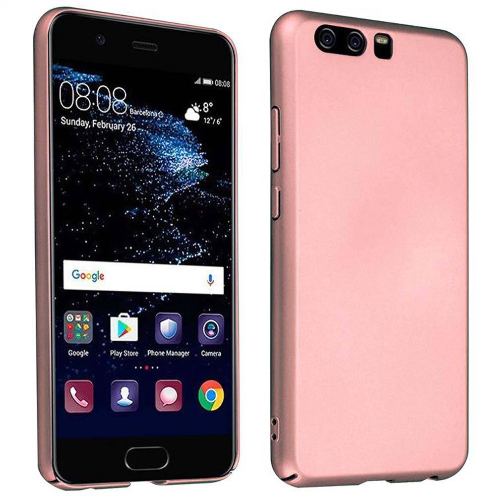 Cadorabo Hülle für Huawei P10 Schutzhülle in Rosa Hard Case Handy Hülle Etui