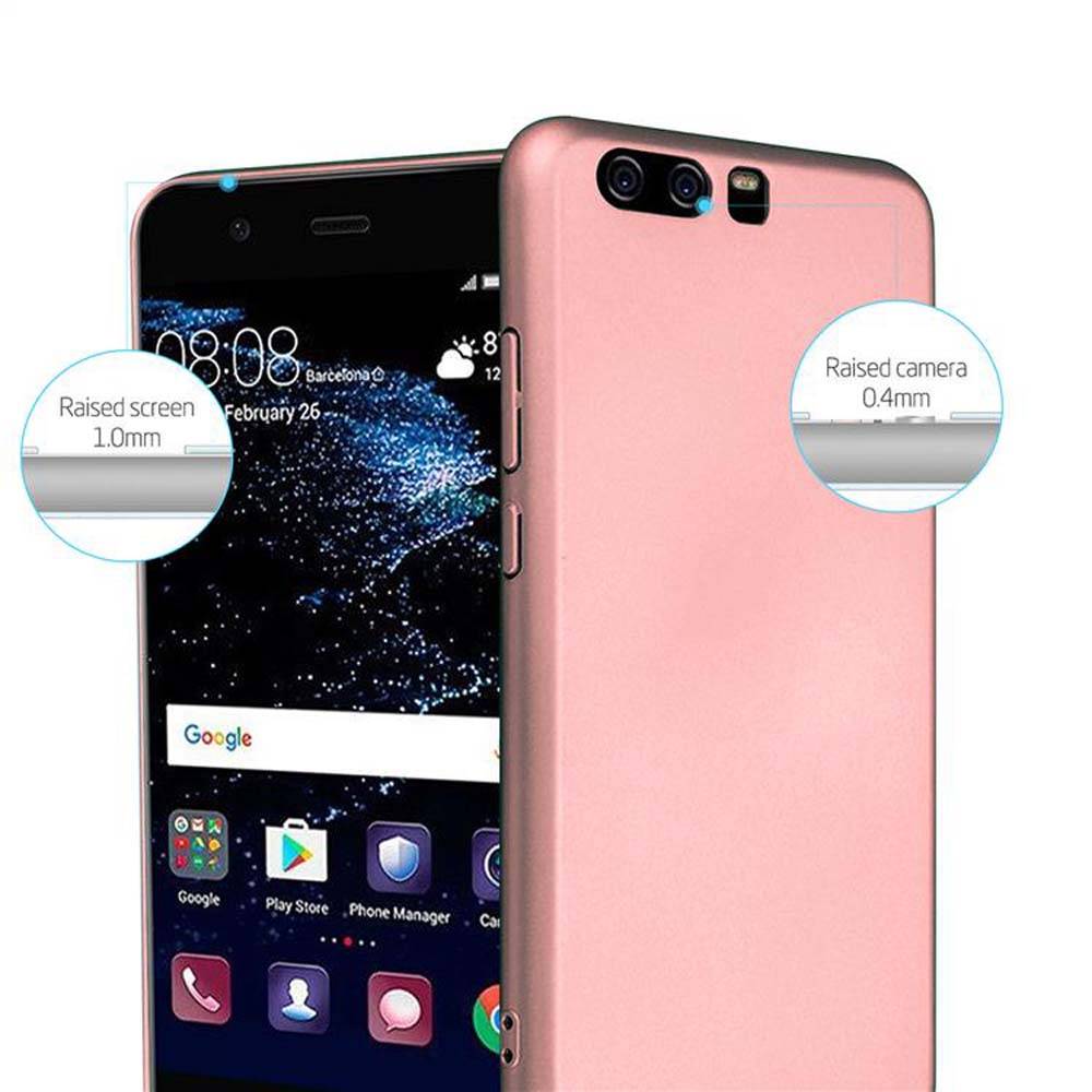 Cadorabo Hülle für Huawei P10 Schutzhülle in Rosa Hard Case Handy Hülle Etui