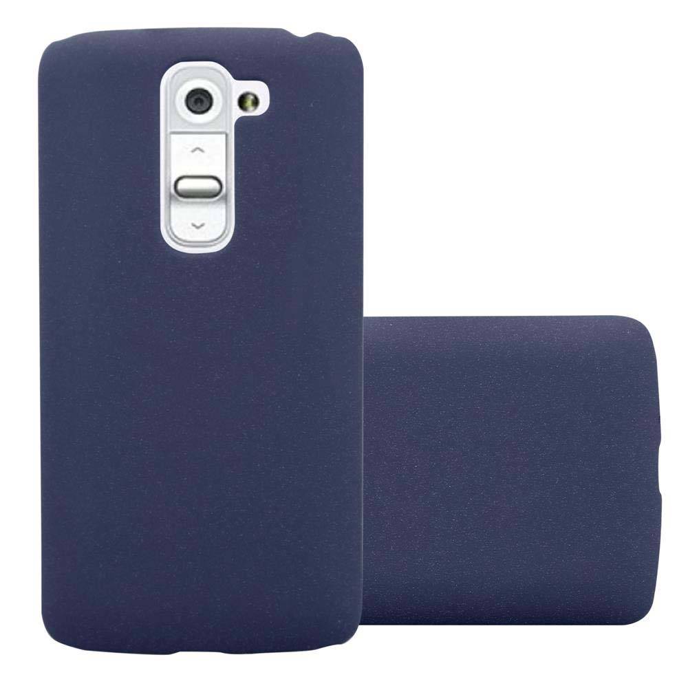 Cadorabo Schutzhülle für LG G2 MINI Hülle in Blau Etui Hard Case Handyhülle Cover