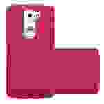 Cadorabo Schutzhülle für LG G2 MINI Hülle in Rot Etui Hard Case Handyhülle Cover