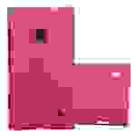 Cadorabo Schutzhülle für Nokia Lumia 520 / 521 Hülle in Pink Etui Hard Case Handyhülle Cover