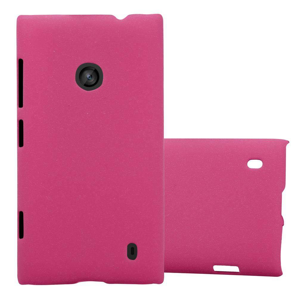 Cadorabo Schutzhülle für Nokia Lumia 520 / 521 Hülle in Pink Etui Hard Case Handyhülle Cover