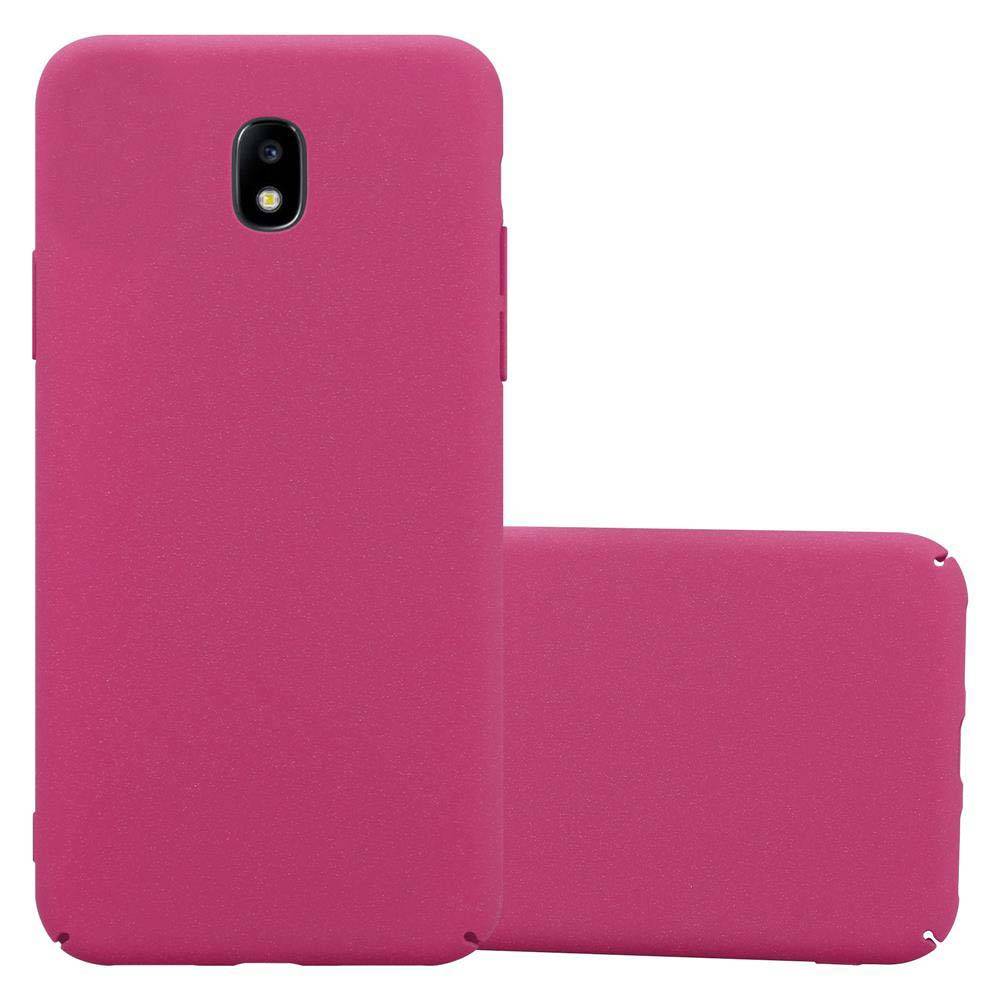 Cadorabo Schutzhülle für Samsung Galaxy J5 2017 Hülle in Pink Etui Hard Case Handyhülle Cover