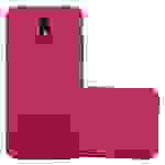 Cadorabo Schutzhülle für Samsung Galaxy J5 2017 Hülle in Rot Etui Hard Case Handyhülle Cover