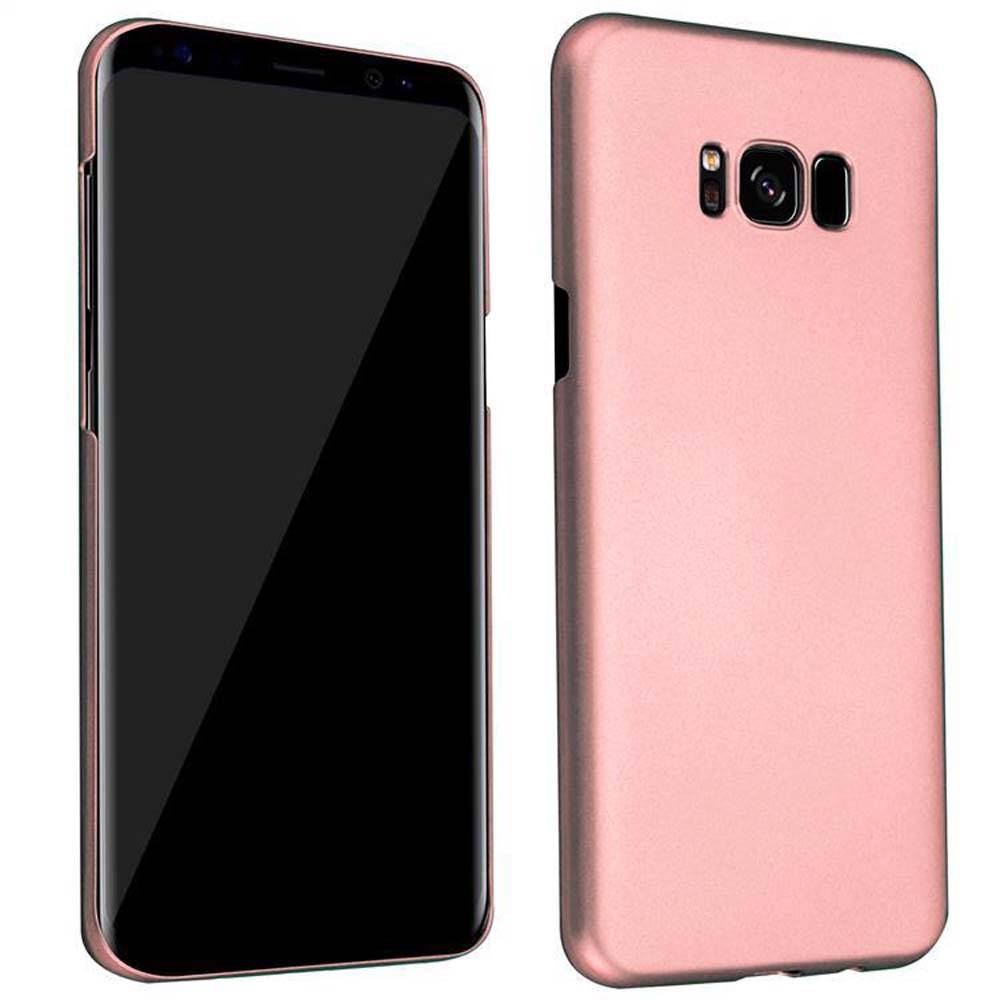 Cadorabo Hülle für Samsung Galaxy S8 Schutzhülle in Rosa Hard Case Handy Hülle Etui