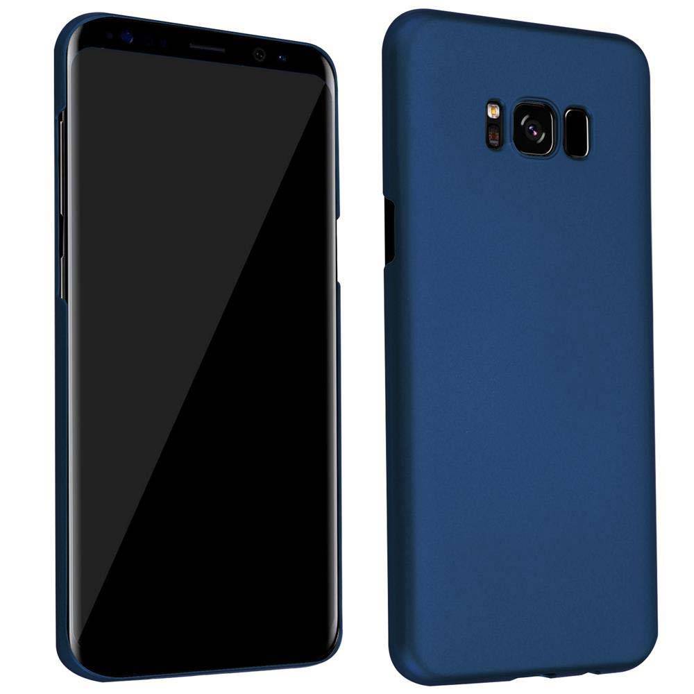 Cadorabo Hülle für Samsung Galaxy S8 PLUS Schutzhülle in Blau Hard Case Handy Hülle Etui