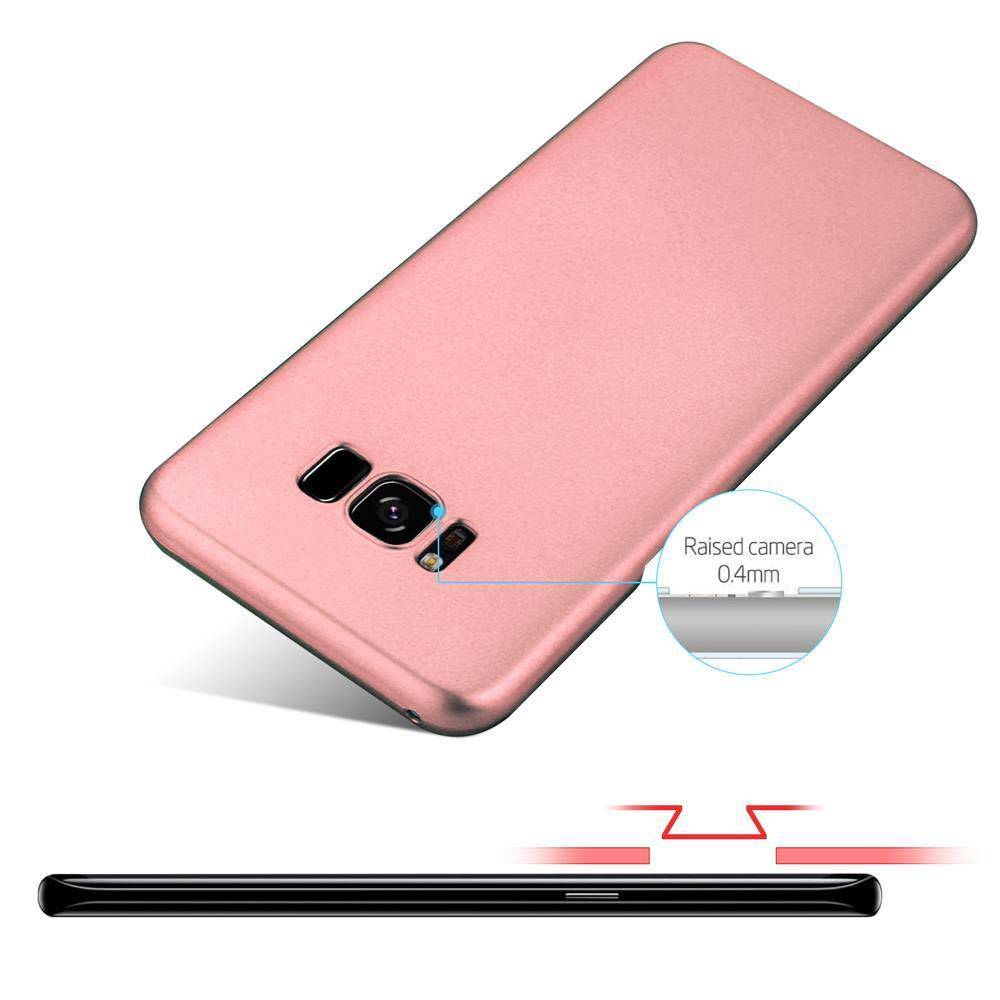 Cadorabo Hülle für Samsung Galaxy S8 PLUS Schutzhülle in Rosa Hard Case Handy Hülle Etui