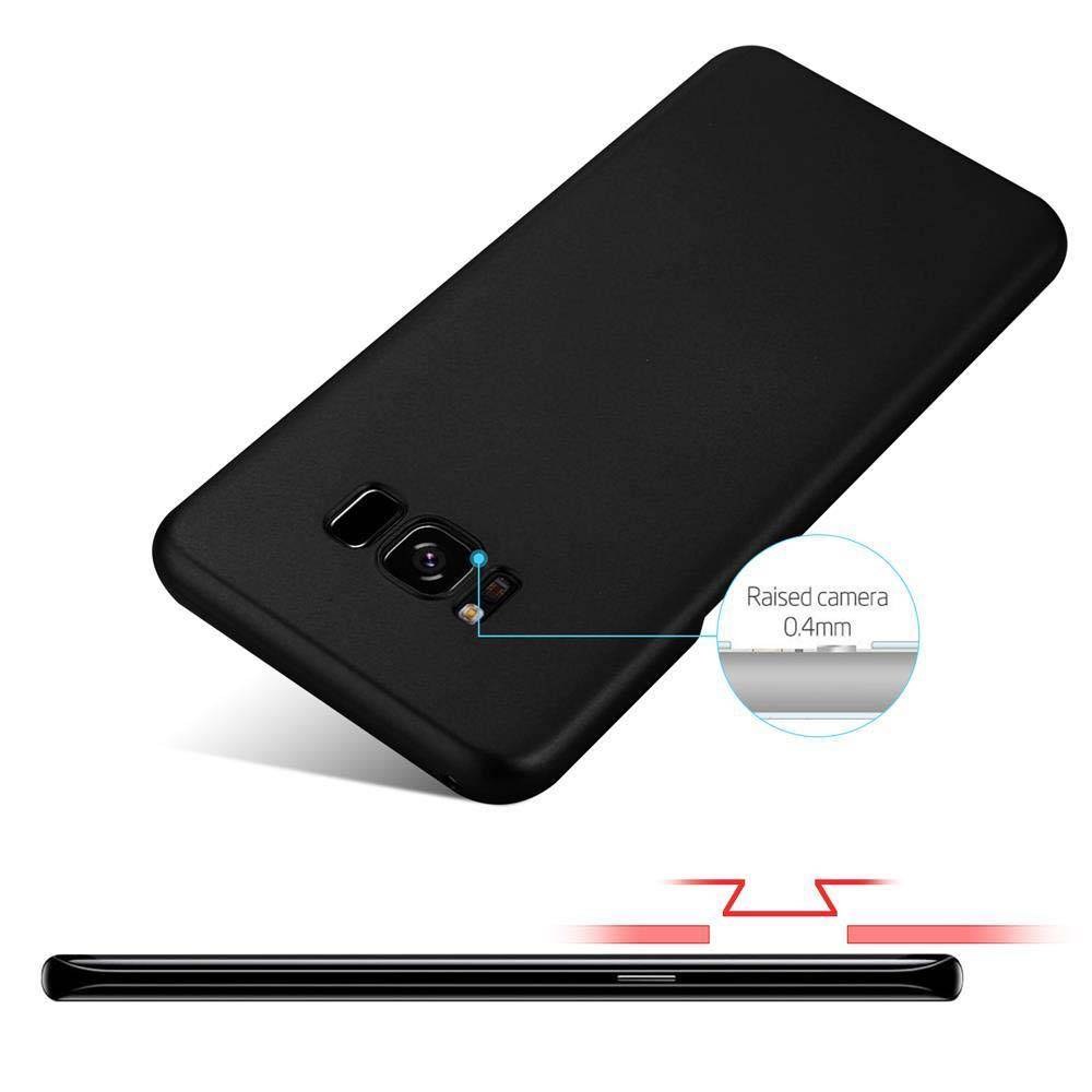 Cadorabo Hülle für Samsung Galaxy S8 PLUS Schutzhülle in Schwarz Hard Case Handy Hülle Etui