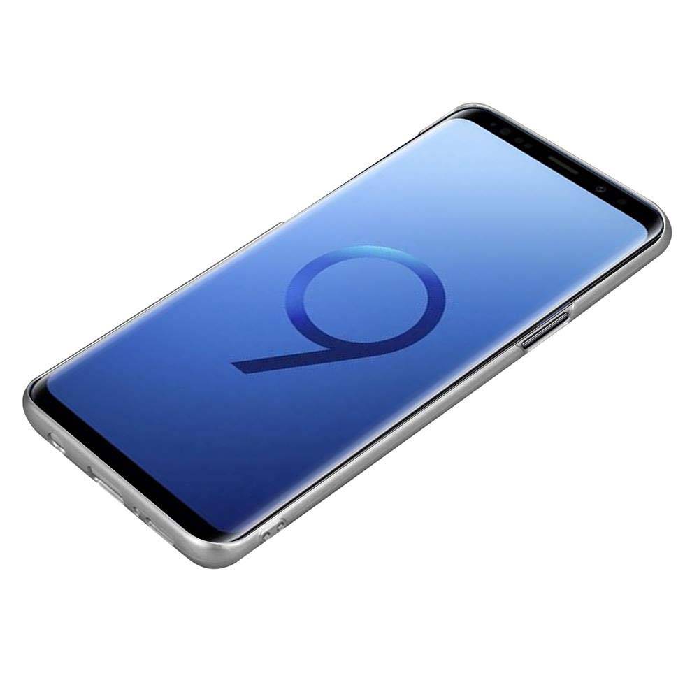 Cadorabo Hülle für Samsung Galaxy S9 Schutzhülle in Silber Hard Case Handy Hülle Etui