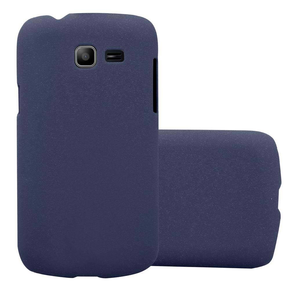 Cadorabo Schutzhülle für Samsung Galaxy TREND LITE Hülle in Blau Etui Hard Case Handyhülle Cover