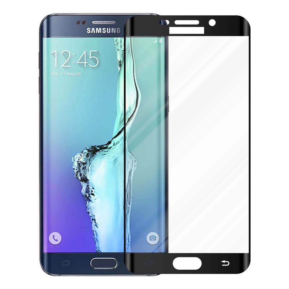 Cadorabo Panzerfolie für Samsung Galaxy S6 EDGE PLUS Schutzfolie in Schwarz Vollbild Folie Tempered Display Schutzglas