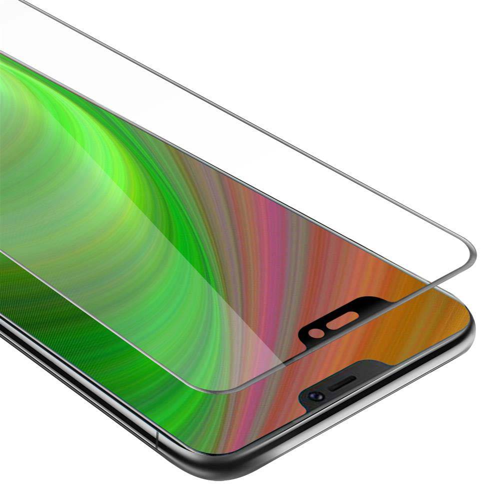 Cadorabo Panzerfolie für Vivo V9 Schutzfolie in Schwarz Vollbild Folie Tempered Display Schutzglas