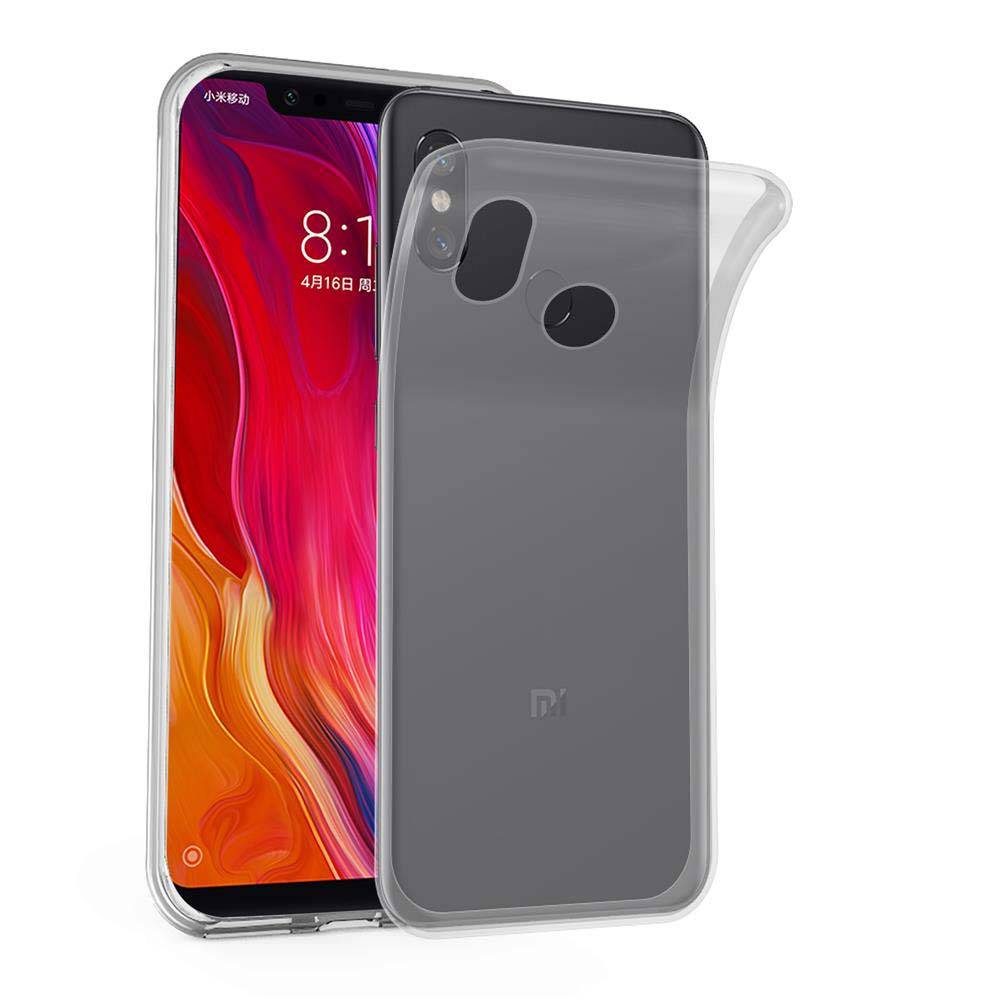 Cadorabo Hülle für Xiaomi Mi 8 Schutz Hülle in Transparent Schutzhülle TPU Silikon Cover Etui Case