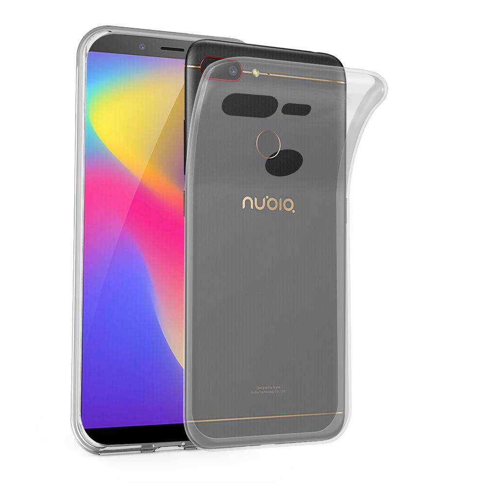 Cadorabo Hülle für ZTE Nubia N3 Schutz Hülle in Transparent Schutzhülle TPU Silikon Cover Etui Case