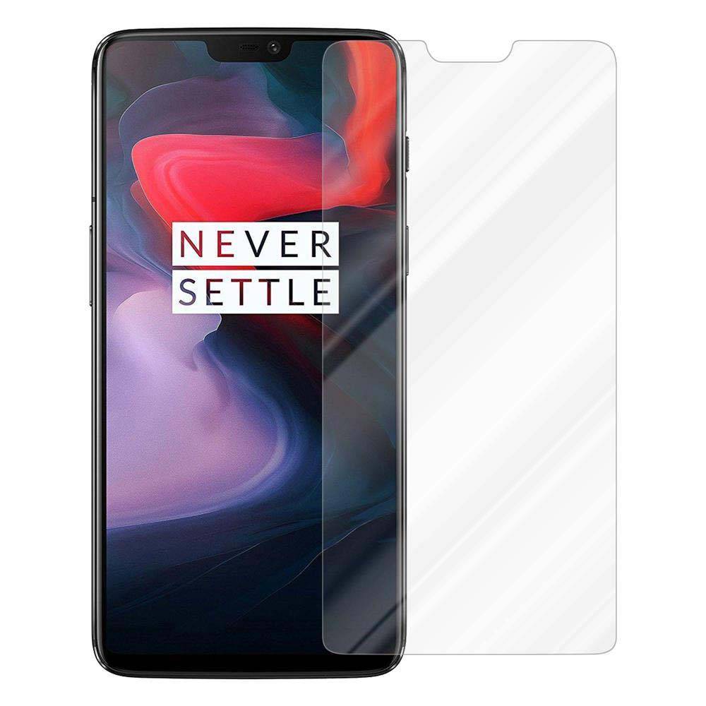 Cadorabo Panzer Folie für OnePlus 6 Schutzfolie in Transparent Gehärtetes Tempered Display-Schutzglas