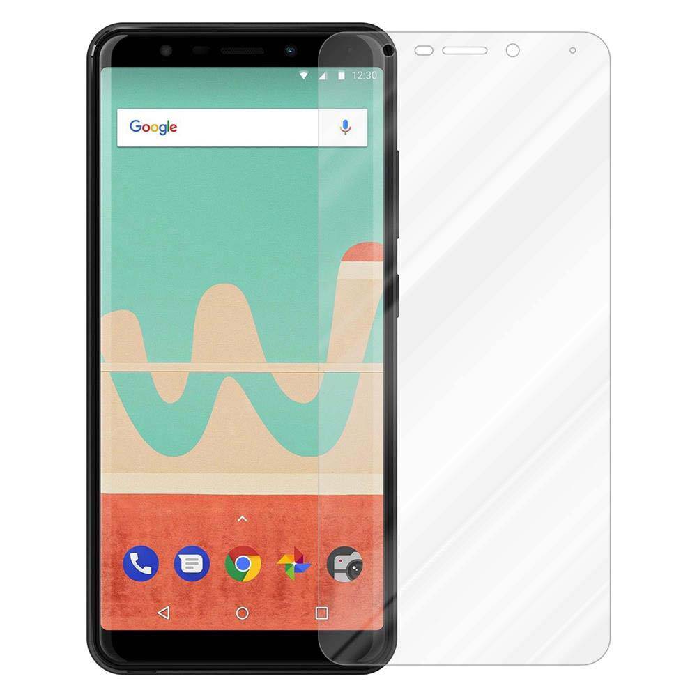 Cadorabo Panzer Folie für WIKO VIEW GO Schutzfolie in Transparent Gehärtetes Tempered Display-Schutzglas
