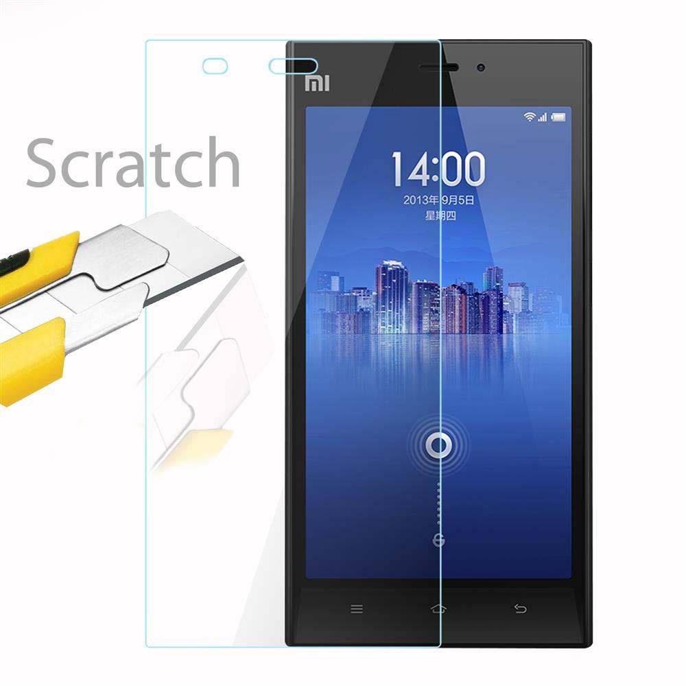 Cadorabo Panzer Folie für Xiaomi Mi 3 Schutzfolie in Transparent Gehärtetes Tempered Display-Schutzglas