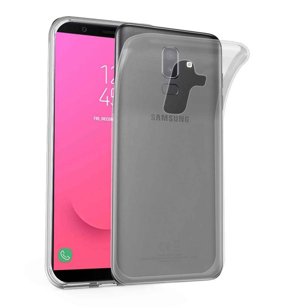 Cadorabo Hülle für Samsung Galaxy J8 2018 Schutz Hülle in Transparent Schutzhülle TPU Silikon Cover Etui Case