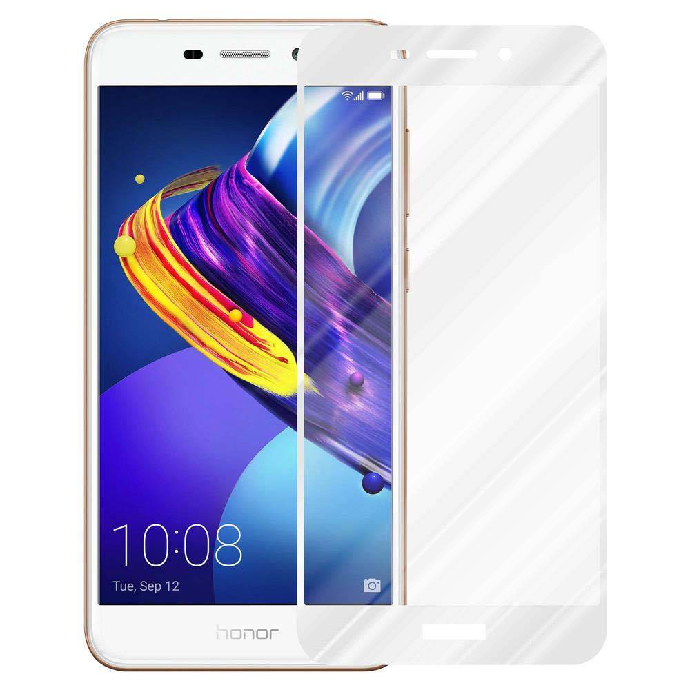 Cadorabo Panzerfolie für Honor 6C Schutzfolie in Weiß Vollbild Folie Tempered Display Schutzglas