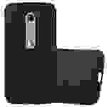 Cadorabo Schutzhülle für Motorola MOTO G3 Hülle in Schwarz Handyhülle TPU Etui Cover Case