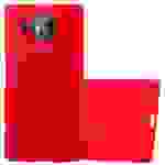 Cadorabo Schutzhülle für Nokia Lumia 950 XL Hülle in Rot Handyhülle TPU Etui Cover Case