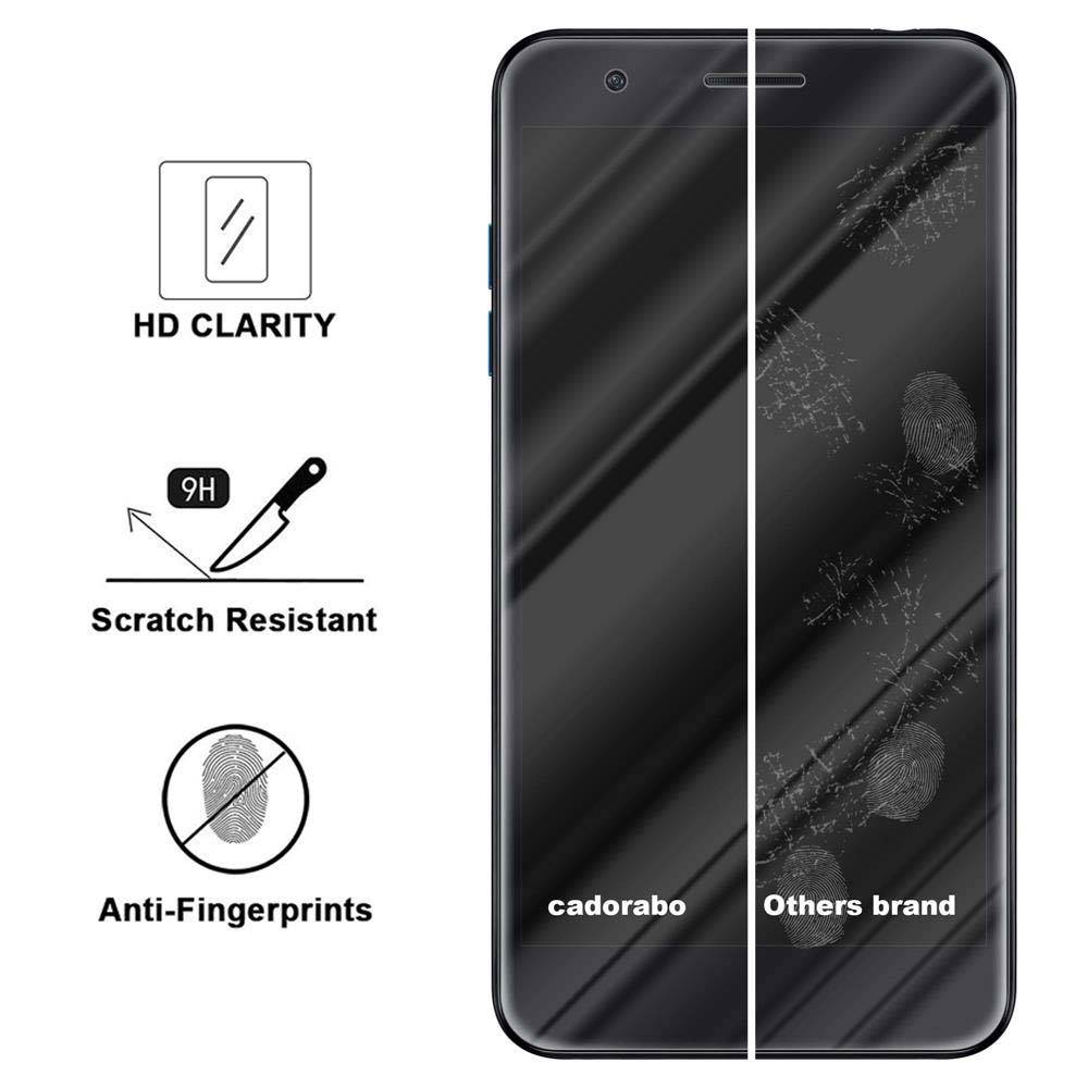 Cadorabo Panzer Folie für LG K11 Schutzfolie in Transparent Gehärtetes Tempered Display-Schutzglas