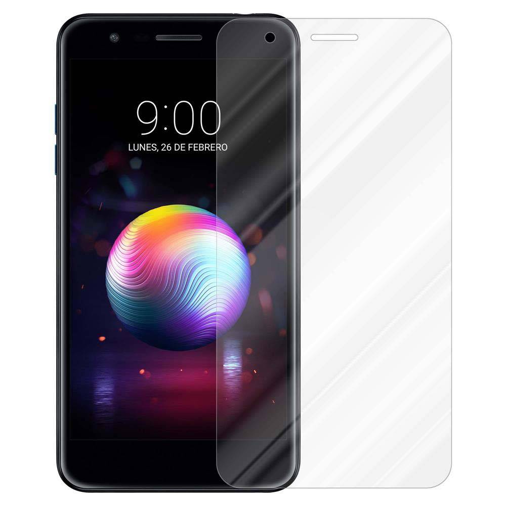 Cadorabo Panzer Folie für LG K11 Schutzfolie in Transparent Gehärtetes Tempered Display-Schutzglas
