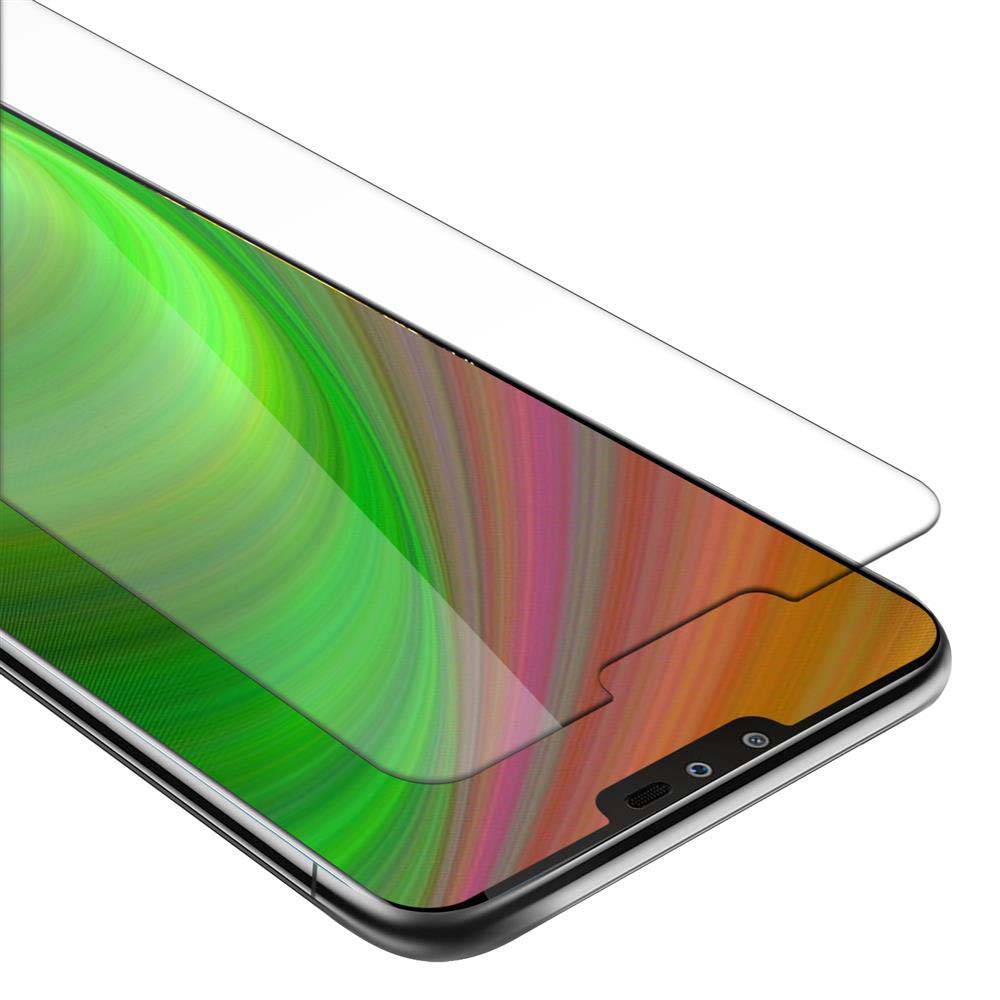 Cadorabo Panzer Folie für LG V40 Schutzfolie in Transparent Gehärtetes Tempered Display-Schutzglas