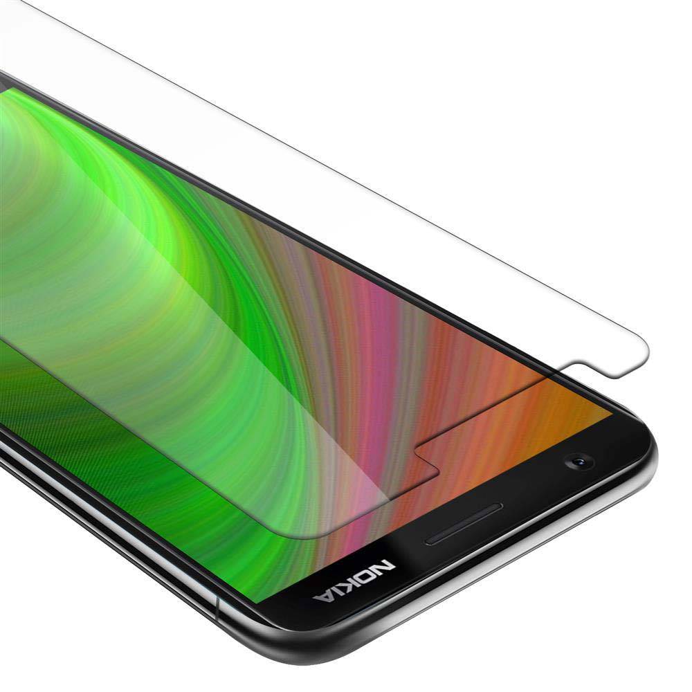 Cadorabo Panzer Folie für Nokia 3.1 2018 Schutzfolie in Transparent Gehärtetes Tempered Display-Schutzglas