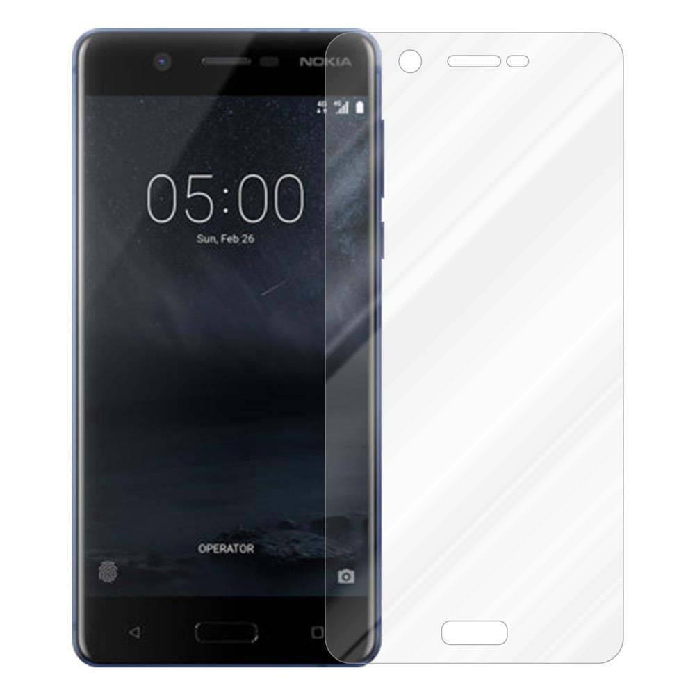 Cadorabo Panzer Folie für Nokia 5.1 2018 Schutzfolie in Transparent Gehärtetes Tempered Display-Schutzglas