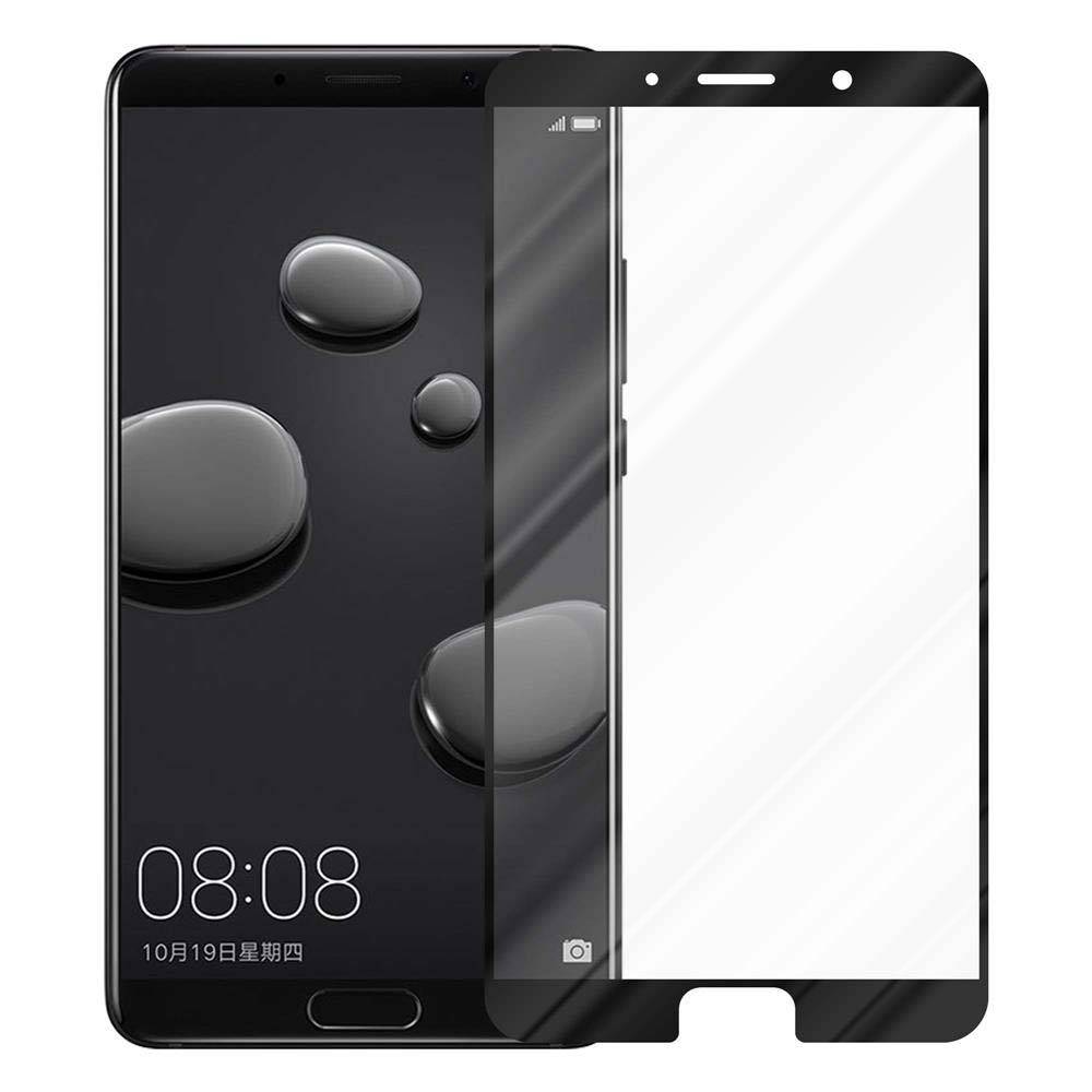 Cadorabo Panzerfolie für Huawei MATE 10 Schutzfolie in Schwarz Vollbild Folie Tempered Display Schutzglas