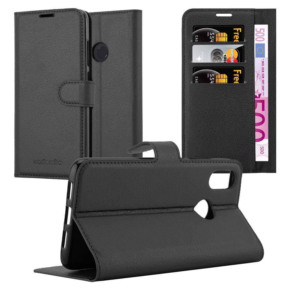 Cadorabo Hülle für Xiaomi Mi 8 Schutz Hülle in Schwarz Handyhülle Etui Case Cover Magnetverschluss