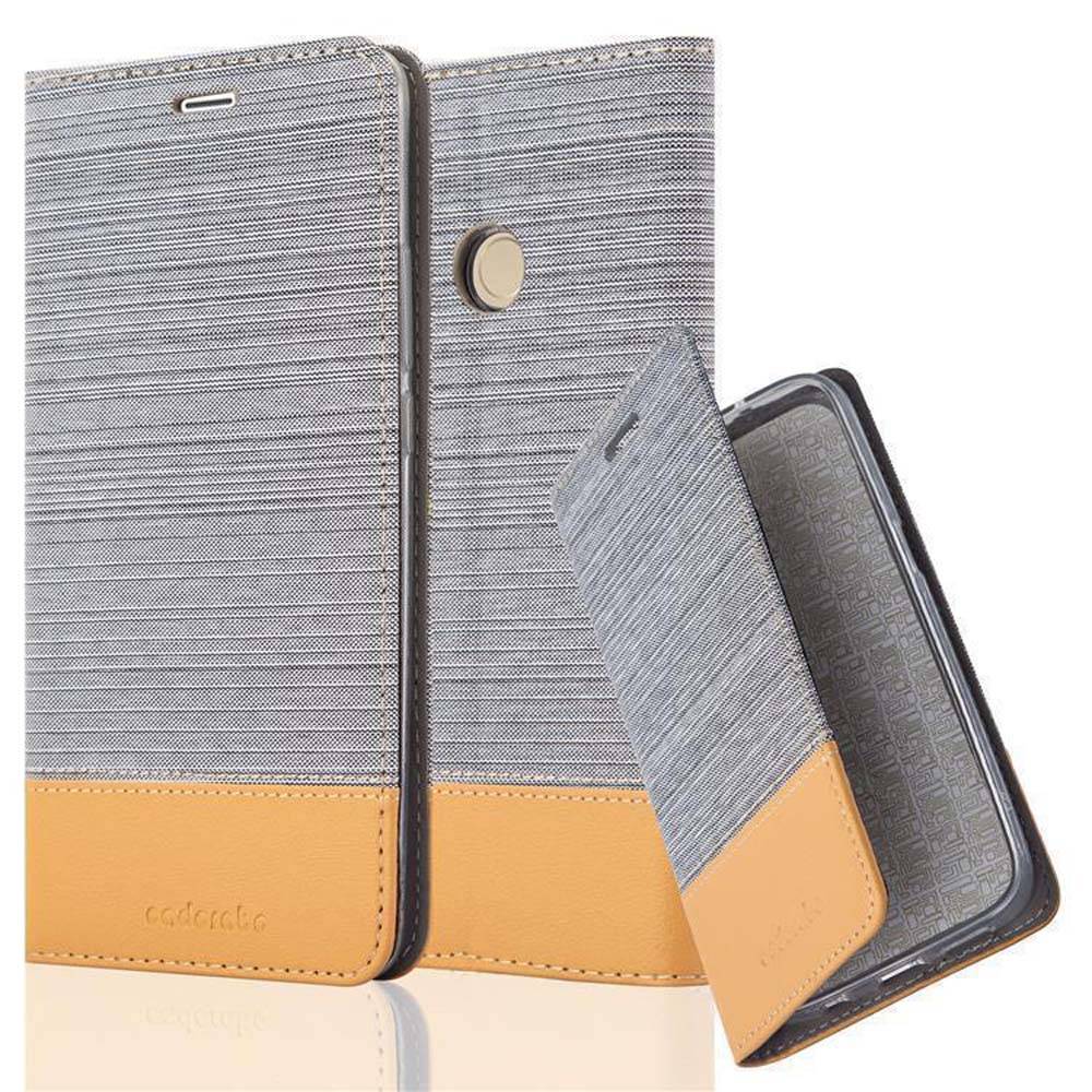 Cadorabo Hülle für Xiaomi Mi MAX 2 Schutzhülle in Grau Handy Hülle Etui Book Case Cover