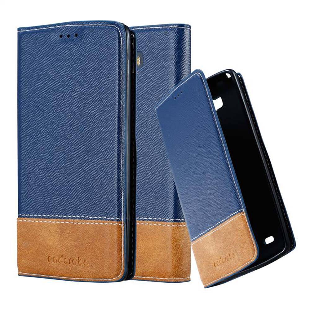 Cadorabo Hülle für LG G3 Schutzhülle in Blau SHandyhülle Book Case Etui Kunstleder