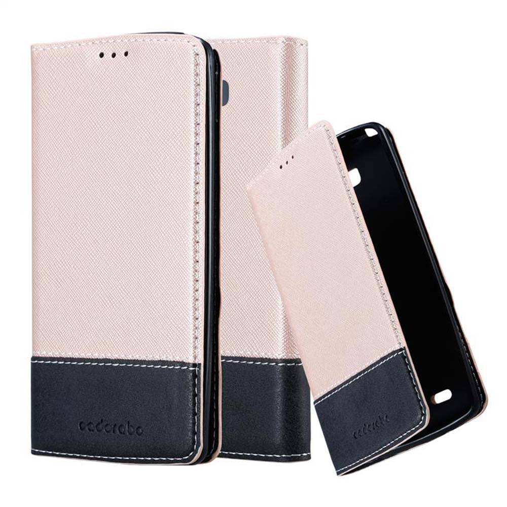 Cadorabo Hülle für LG G3 Schutzhülle in Rosa SHandyhülle Book Case Etui Kunstleder
